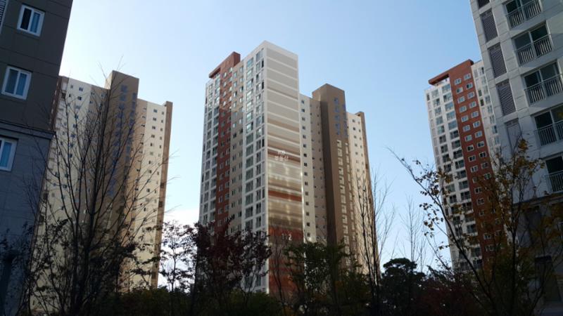김포사우아이파크단지 전경이에요