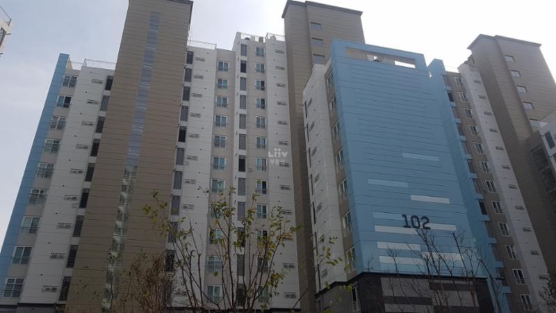 은평신사효성해링턴플레이스의 단지 전경이에요