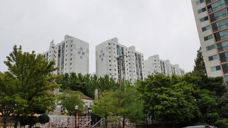 단지전경 모습이에요