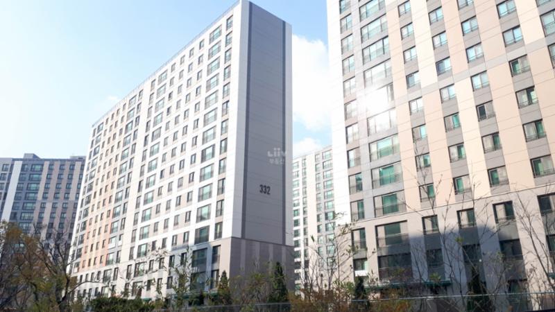 동탄파크자이의 단지 전경이에요