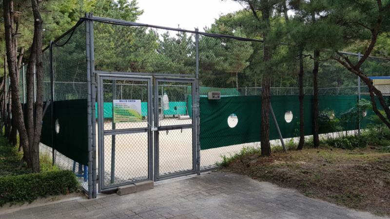 현대아파트 테니스장이에요