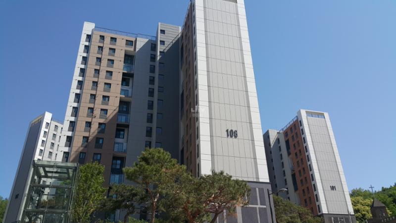 목동파크자이의 깔끔하고 세련된 전경 사진입니다