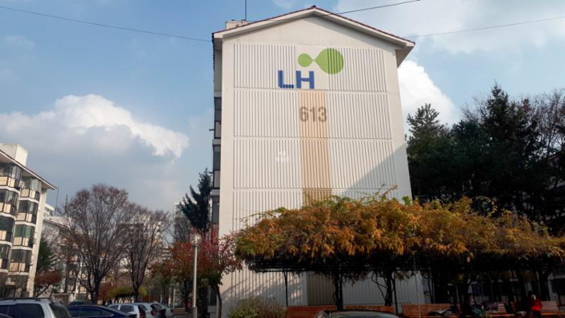 주공6단지 아파트 613동 단지 전경 입니다
