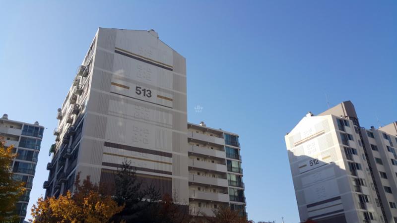 푸른마을5단지 512동, 513동 단지전경 모습이에요