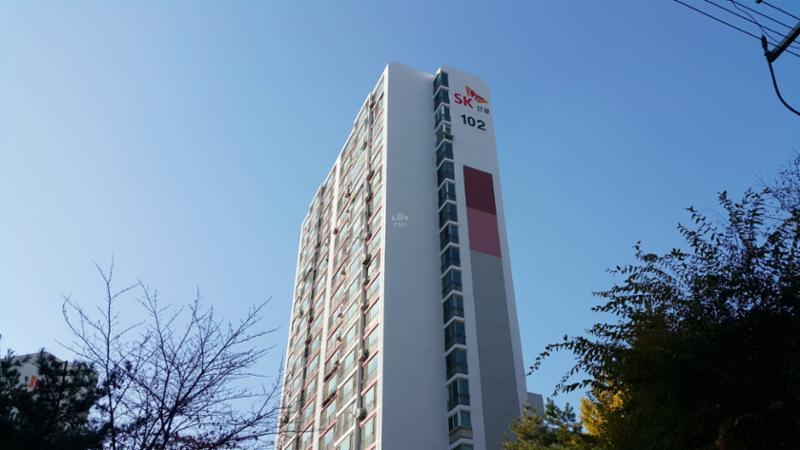 동간 거리가 넓어 쾌적한 단지 내 전경이에요