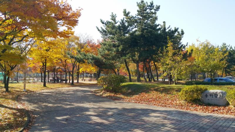 단지 주변에 용하공원이 있습니다