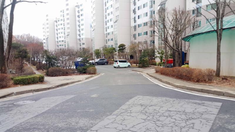단지 내 도로예요