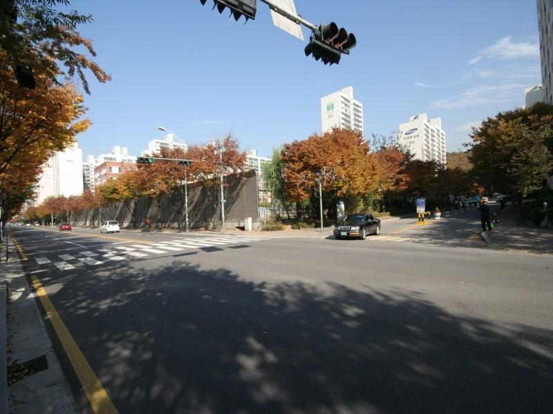 정문앞도로