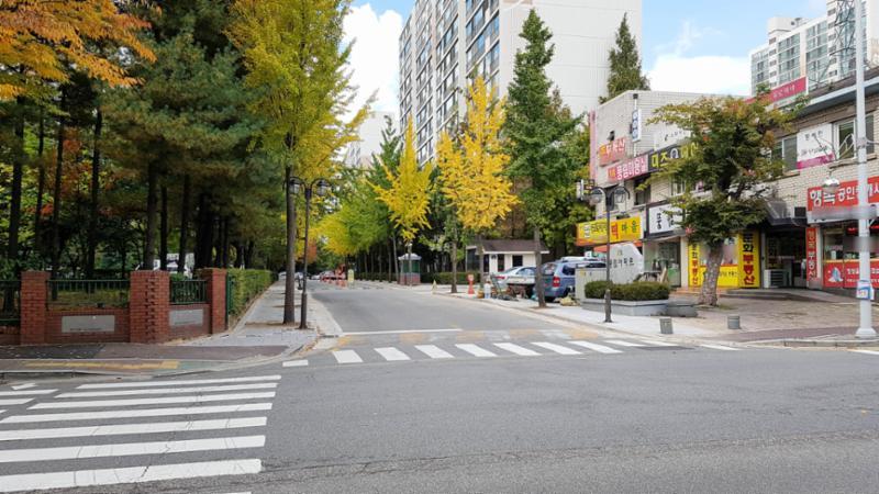 아름5단지풍림아파트 정문이에요