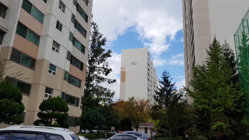 아름5단지풍림아파트 단지 전경 모습이예요