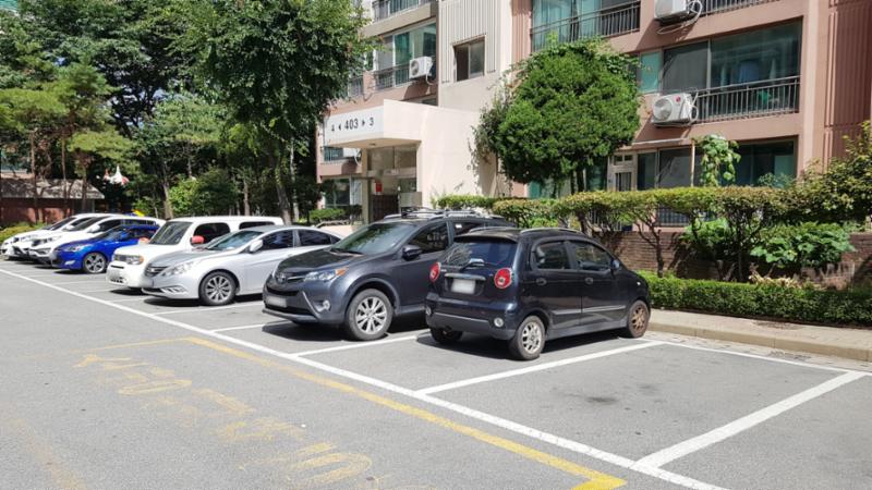 단지 지상 주차장이에요