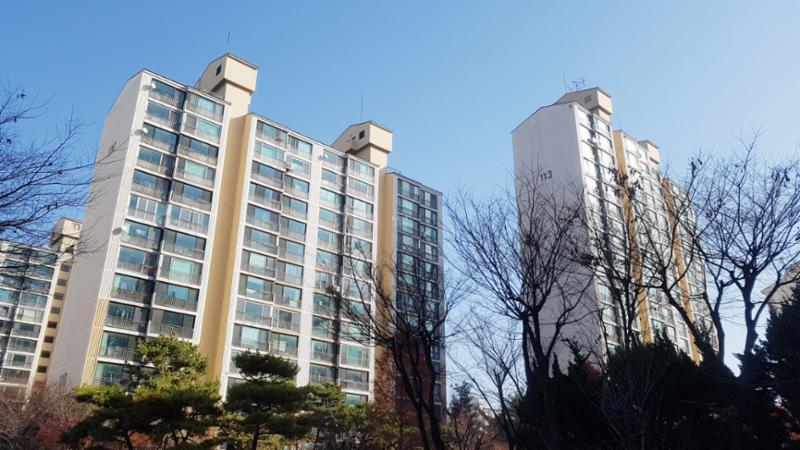 문촌1단지우성 단지 아파트에요