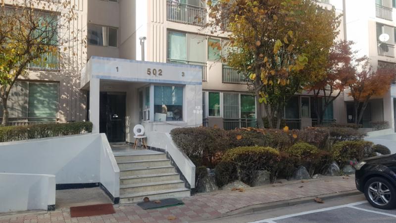 호수5단지청구 공동현관이에요