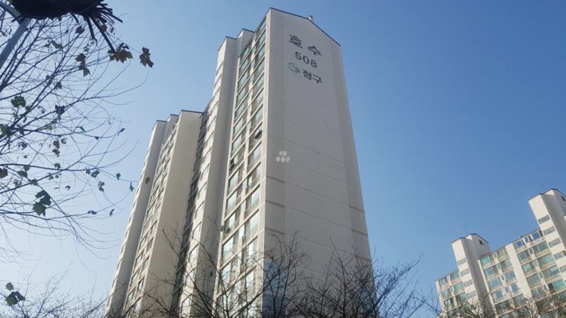 호수5단지청구아파트 단지 전경이예요