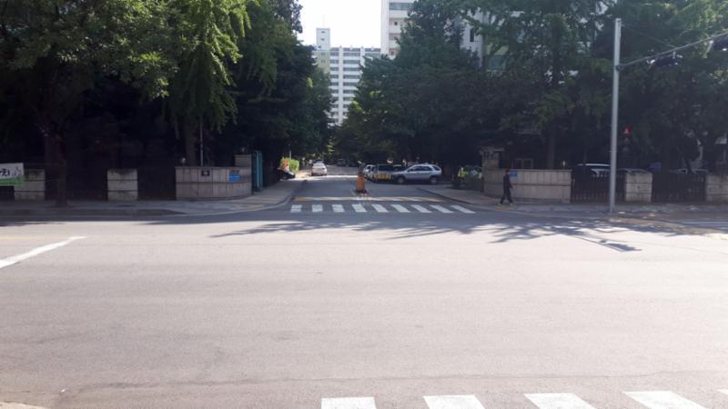 샛별한양6단지 정문이에요