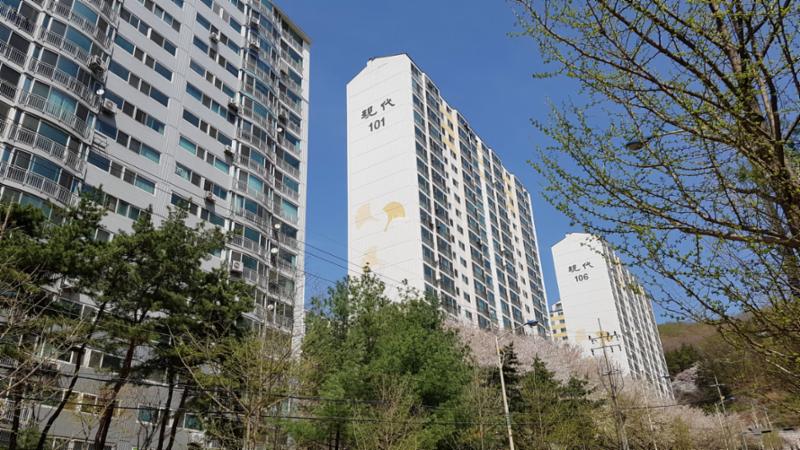 쌍령현대1차 단지전경 모습이에요