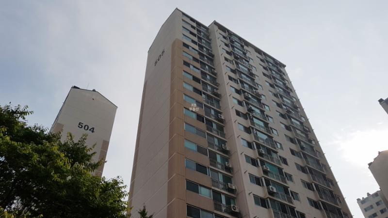 504동, 505동 전경 모습이에요