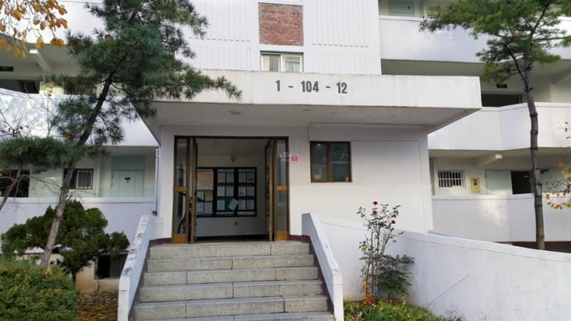 계산주공 아파트 공동현관이에요
