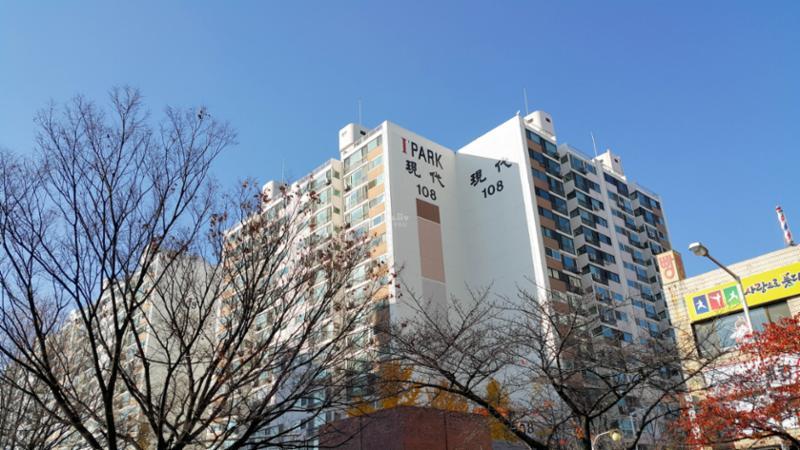 현대아파트 세대당 주차대수는 0