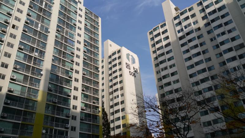도두리마을동보단지 전경이에요 총 1,276세대 총9개동 최고21층으로 이루어진 단지에요