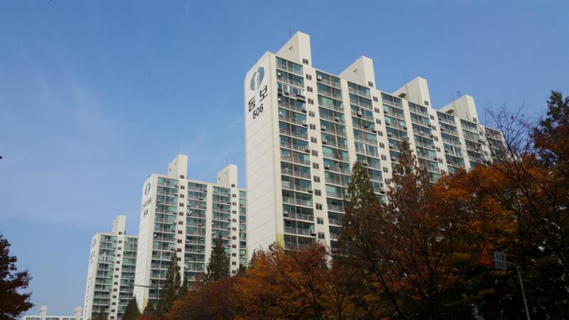도두리마을동보단지 전경이에요