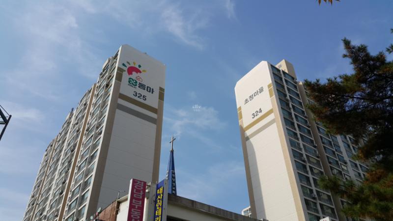 초정마을동아 세대당 주차대수는 1