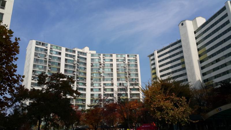 학마을한진 세대당 주차대수는 0
