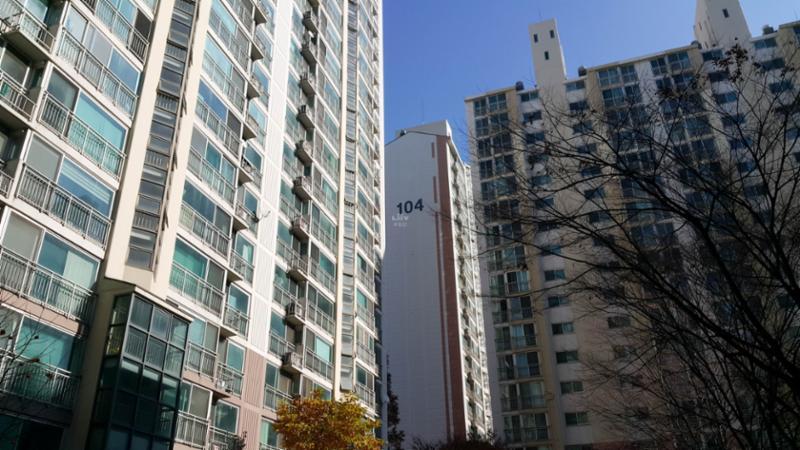 삼산주공미래타운1단지 전경이에요