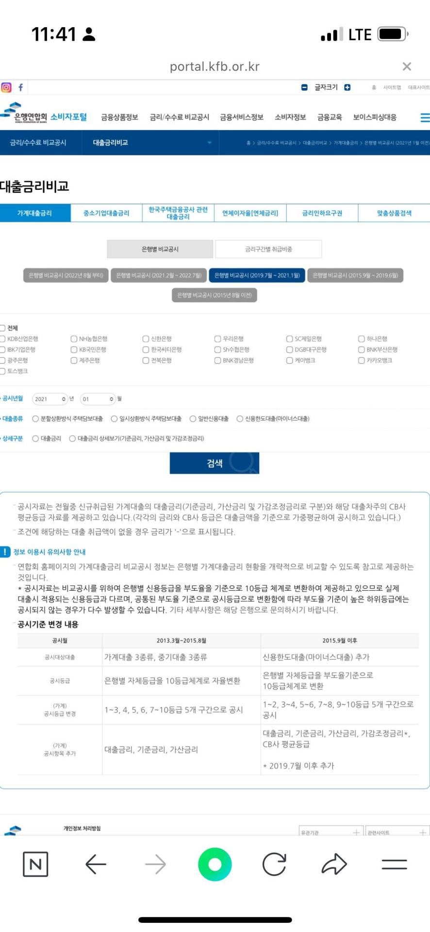 ⭐️대출금리 비교 꿀팁 | KB부동산